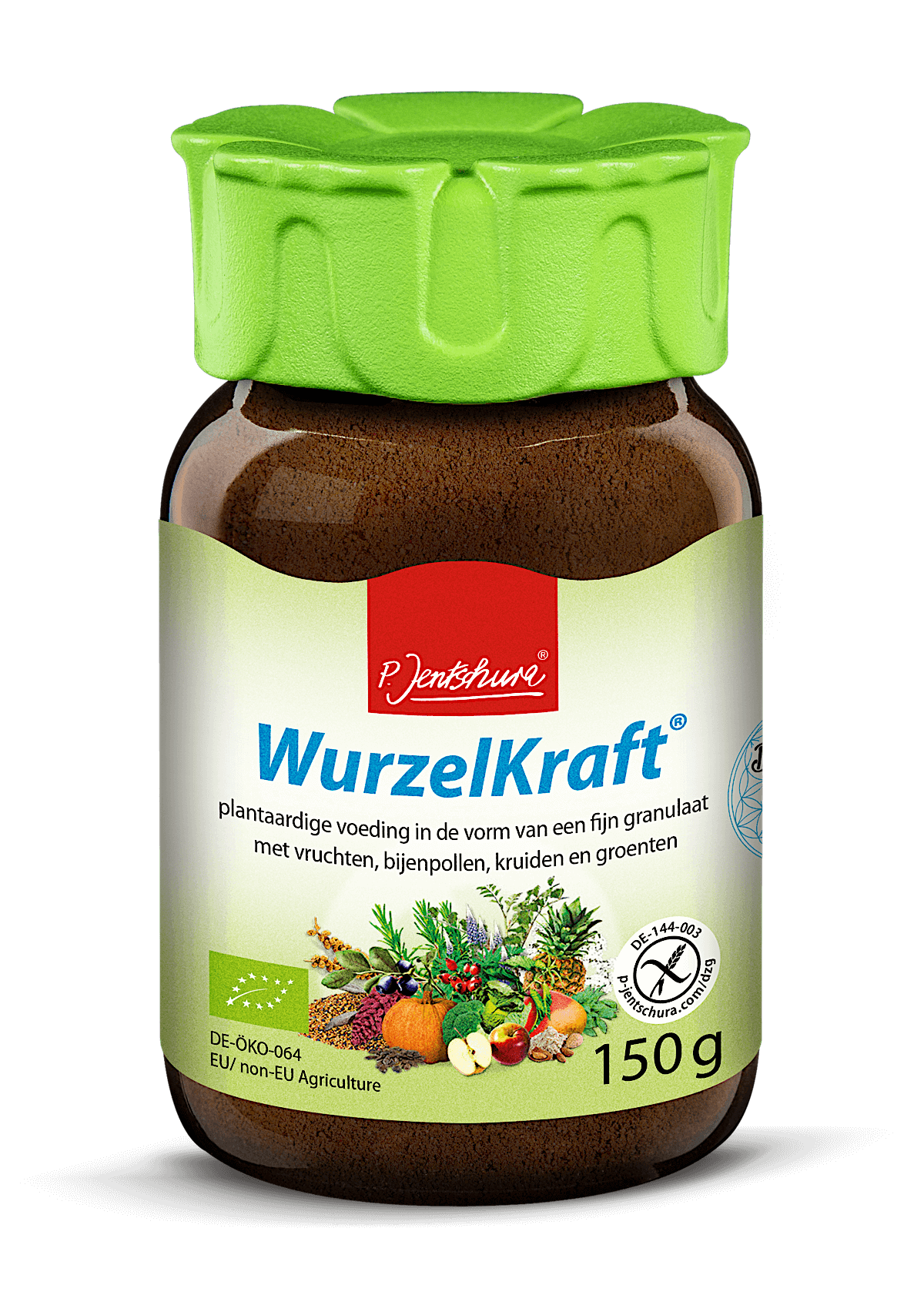 Jentschura WurzelKraft BIO 150 g &ndash; fijn granulaat met 100+ ingredi&euml;nten
