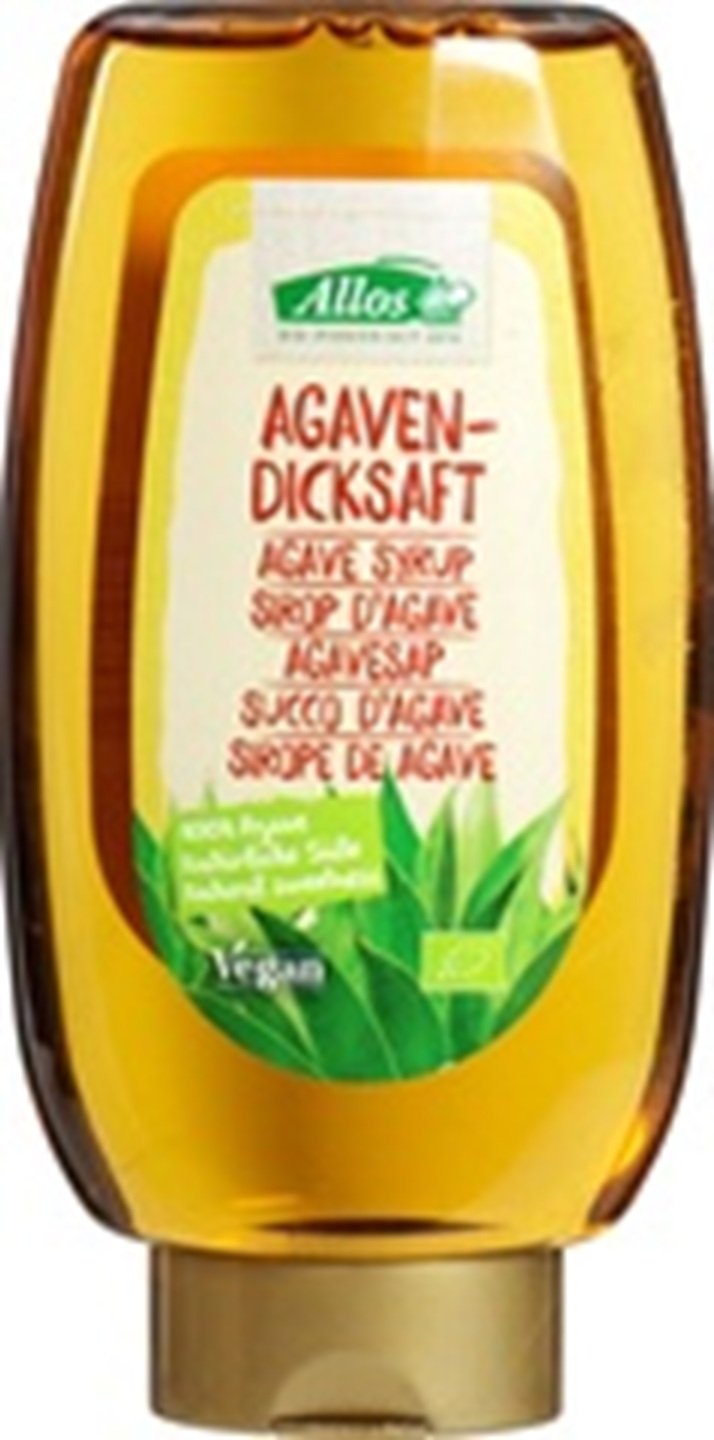 Allos Agavesiroop Biologisch 500 ml in handige dispenser