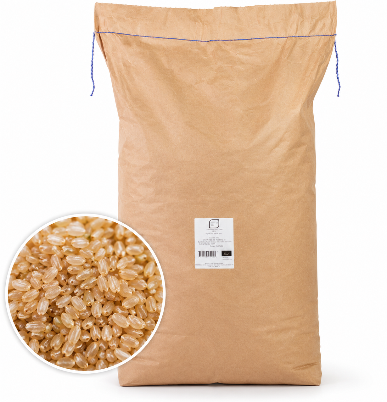 GreenAge biologische volkoren rijst rond 25 kg grootverpakking