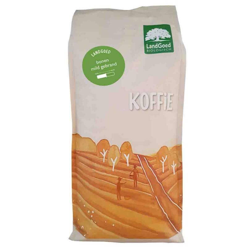 LandGoed biologische koffiebonen Mild Arabica, 100% Arabica