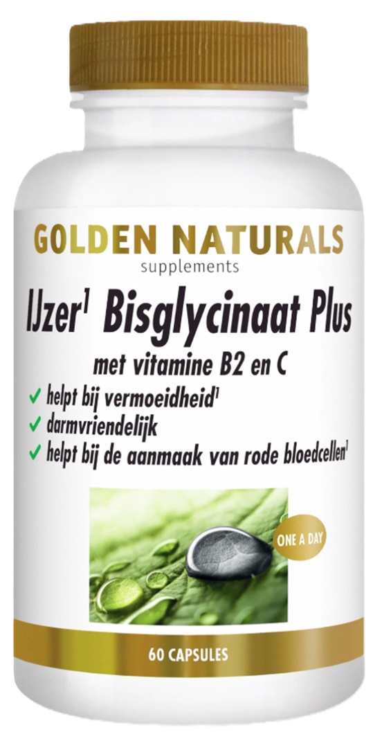golden-naturals-ijzer-bisglycinaat-plus-60-vegan-capsules