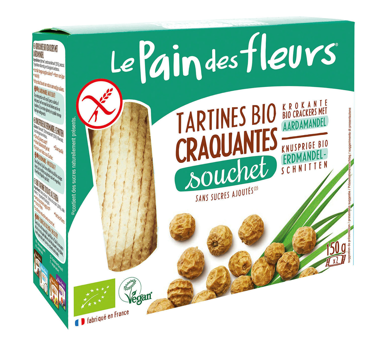 Le Pain des fleurs Aardamandel crackers