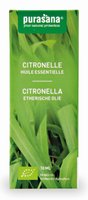 Citronella BIO etherische olie Purasana 10ml