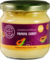 Your Organic Nature - Sandwichspread Papaya Curry - 180 gram