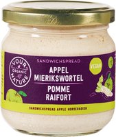 Your Organic Nature - Sandwichspread Appel-Mierikswortel - 180 gram