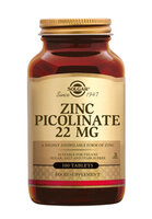 Zinc Picolinate 22 mg - 100tabletten - Solgar