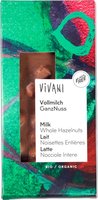 Vivani - Melkchocolade Hele Hazelnoten - 100 gram