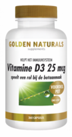 Vitamine D3 25mcg - 360 softgels -Golden Naturals 