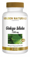 Golden Naturals Ginkgo Biloba 7500mg 60caps