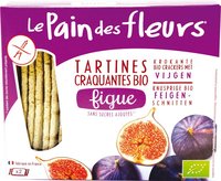 Le Pain Des Fleurs - Crackers Vijgen - 150 gram