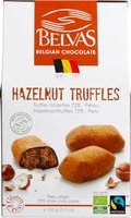 Belvas - Chocoladetruffels Hazelnoot - 100 gram
