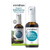 Organic Elderberry Throat Spray (Vlierbes) - 50ml - Viridian