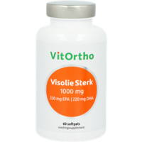 Visolie Sterk 1000 mg 330 mg EPA | 220 mg DHA - 60 sft - Vitortho