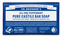 Dr Bronners Zeepblok met Pepermunt 140 gram
