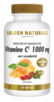 Vitamine C1000 met Rozenbottel - 180 tabletten - Golden Naturals