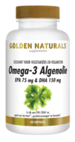 Omega 3 Algenolie - 60 liquid capsules - Golden Naturals 