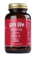 GRN LIFE - Vitamine K2 90 & D3 25mcg - 60 caps