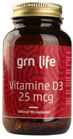GRN LIFE - Vitamine D3 1000IU=25mcg - 90 Capsules