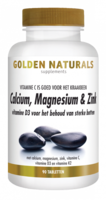 Calcium, Magnesium & Zink - 90 tab - Golden Naturals