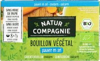 Natur Compagnie - Groentebouillonblokjes Zoutarm Glutenvrij - 8 Stukjes 