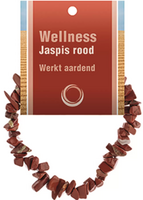 Splitarmband van Jaspis Rood