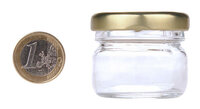 MINI Jampotje / MINI Honingpotje 28ml inclusief deksel - 64 stuks!