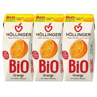 Hollinger - Sinaasappelsap Bio - 3x200ml