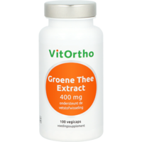 Groene Thee Extract 400mg - 100 Vegicaps - Vitortho