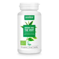 Groene Thee 120 Capsules  BIO VEGAN - Purasana