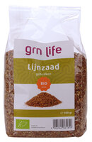 BIO Lijnzaad Gebroken - 500g - GRN LIFE