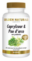 Caprylzuur & Pau d'Arco - 180 caps - Golden Naturals 