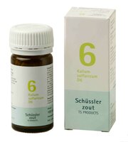 Pflüger 06 - Kalium sulfuricum Celzout/Schüssler -1000 tabletten