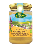 Klaver- met Bloemenhoning BIO - 350 gram - De Traay
