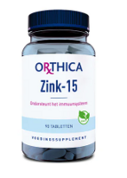 Orthica - Zink-15 - 90 tabletten