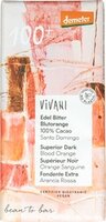 Vivani - Pure Chocolade 100% Bloedsinaasappel Demeter - 90 gram