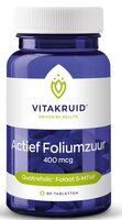 Actief Foliumzuur 400mcg - 90 tabletten - Vitakruid