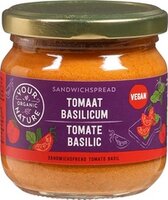 Your Organic Nature - Sandwichspread Tomaat Basilicum - 180 gram