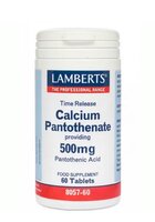 Lamberts - Calcium Pantothenaat 500mg  (Vitamine B5) - 60 tabletten