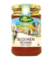 Bloemenhoning vloeibaar - 350 gram - De Traay