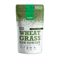 Wheat Grass Raw Powder (Tarwegras Poeder) BIO - 200g - Purasana