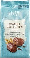Vivani - Wafel Rolletjes Melk - 125 gram