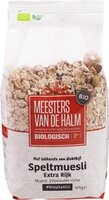 De Halm - Speltmuesli Extra Rijk - 575 gram