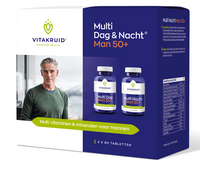 Multi Dag & Nacht® Man 50+ - 2x 90 tabletten - Vitakruid