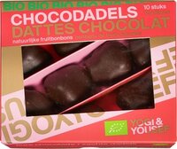 Yogi & Yousef's - Verse Dadels in Chocolade - 10 stuks