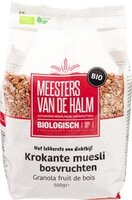 Meesters van De Halm - Krokante Muesli Bosvruchten - 500 gram