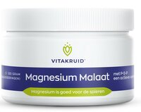 Magnesium Malaat met P-5-P - 120 gram - Vitakruid