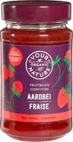 Your Organic Nature - Aardbeien Fruitbeleg - 250 gram