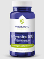 L-Tyrosine 500 mg - 60 Capsules - Vitakruid