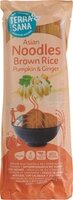 Terrasana - Bruine Rijstnoedels Pompoen/Gember - 250g