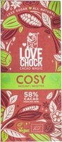 Lovechock - Vegan Chocolade Cosy 58% - 70 gram